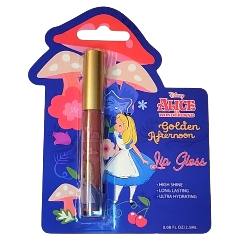 NEW Limited Edition Disney Alice in Wonderland Lip Gloss Bundle